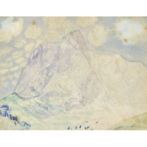 ALFRED GLAUS : Bergmassiv (DOBIASCHOFSKY AUKTIONEN AG)
