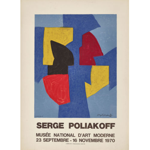 SERGE POLIAKOFF : 'Serge Poliakoff Mus�e Nationale d'Art Moderne 1970' (DOBIASCHOFSKY AUKTIONEN AG)