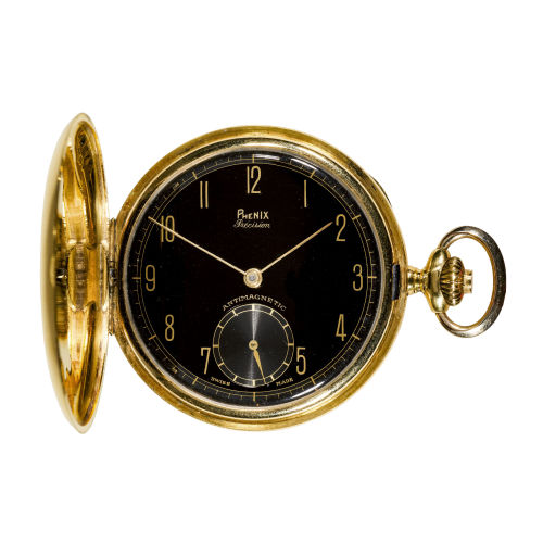 TASCHENUHR : Phenix, Savonette, um 1950 (DOBIASCHOFSKY AUKTIONEN AG)