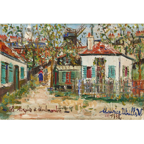 MAURICE UTRILLO : 'Le Maquis  Montmartre' (DOBIASCHOFSKY AUKTIONEN AG)