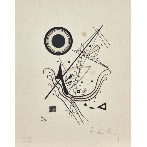 WASSILY KANDINSKY : 'Blau' (DOBIASCHOFSKY AUKTIONEN AG)
