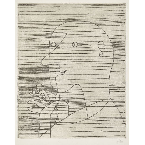 PAUL KLEE : 'Rechnender Greis' (DOBIASCHOFSKY AUKTIONEN AG)