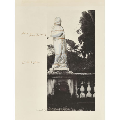 CHRISTO) CHRISTO (EIGTL. JAVACHEFF : 'Wrapped Venus, Project for Villa Borghese, Rom' (DOBIASCHOFSKY AUKTIONEN AG)