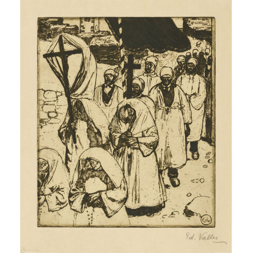 �DOUARD VALLET : 'Procession' (DOBIASCHOFSKY AUKTIONEN AG)