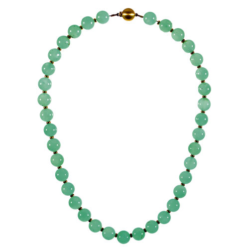 CHRYSOPRAS-COLLIER : (DOBIASCHOFSKY AUKTIONEN AG)