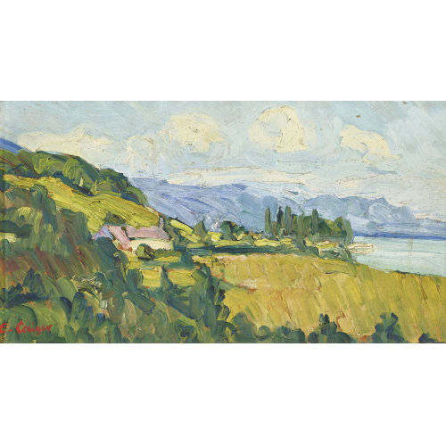 ERNST SAMUEL GEIGER : 'Auf der Petersinsel' (DOBIASCHOFSKY AUKTIONEN AG)