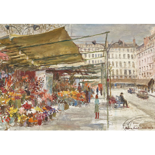 IR�NE ZURKINDEN : Blumenmarkt in Paris (DOBIASCHOFSKY AUKTIONEN AG)