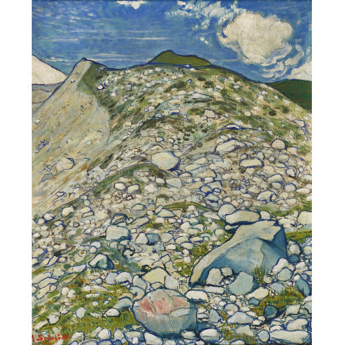 ALBERT SCHMIDT : Steinige Berglandschaft (DOBIASCHOFSKY AUKTIONEN AG)