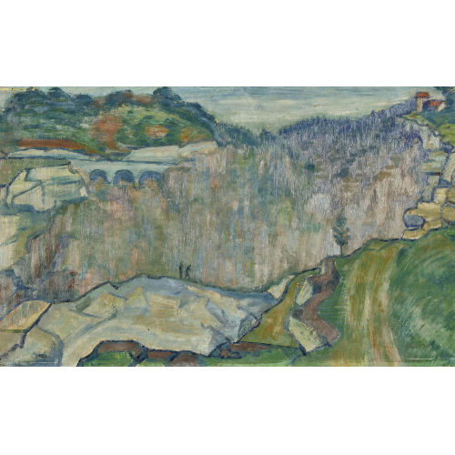 PAUL DONZ� : Paysage de Fribourg (DOBIASCHOFSKY AUKTIONEN AG)