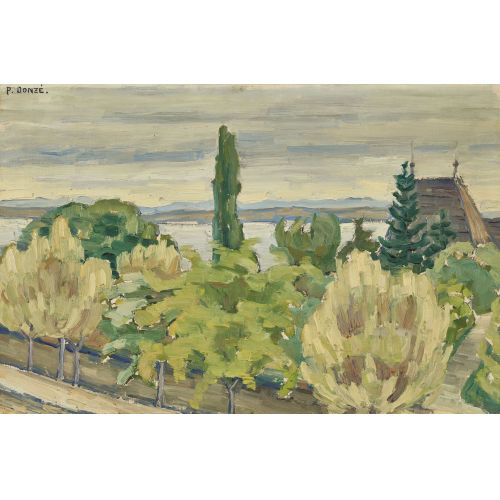 PAUL DONZ� : Seelandschaft (DOBIASCHOFSKY AUKTIONEN AG)