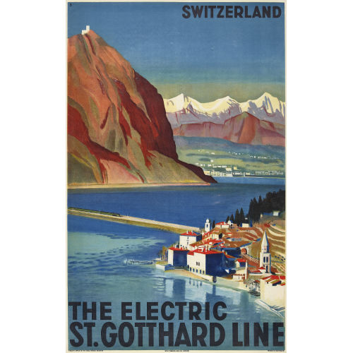 OTTO BAUMBERGER : 'The Electric St. Gotthard Line' (DOBIASCHOFSKY AUKTIONEN AG)