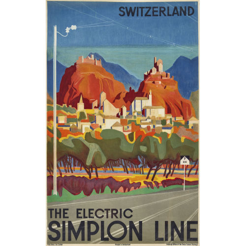 OTTO BAUMBERGER : 'The Electric Simplon Line' (DOBIASCHOFSKY AUKTIONEN AG)