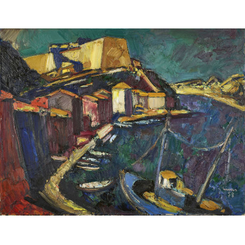 CARL WALTER LINER : 'Bonifacio, Corse' (DOBIASCHOFSKY AUKTIONEN AG)