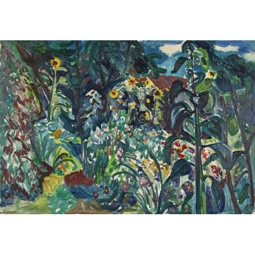 ADOLF WEBER : Sommerlicher Garten (DOBIASCHOFSKY AUKTIONEN AG)