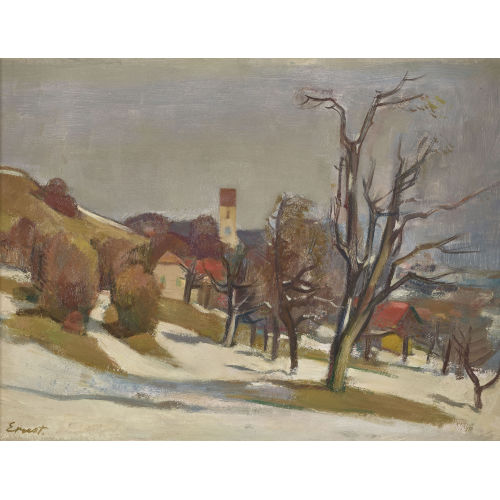 OTTO ERNST : 'Winter im L�tt' (DOBIASCHOFSKY AUKTIONEN AG)