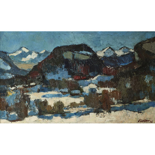 ALFRED FRANZ SIDLER : 'Innerschweizer Berglandschaft' (DOBIASCHOFSKY AUKTIONEN AG)
