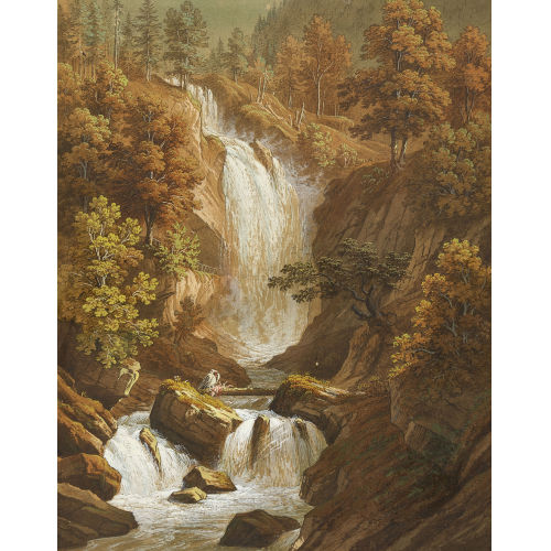 ANTON WINTERLIN : Der Giessbachfall (DOBIASCHOFSKY AUKTIONEN AG)