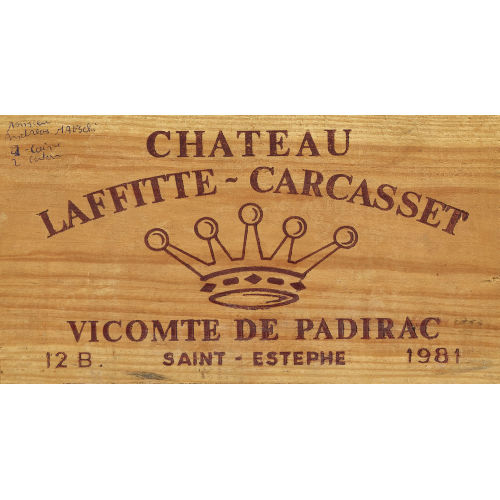 CH�TEAU LAFFITTE-CARCASSET : Saint-Est�phe, 1981 (DOBIASCHOFSKY AUKTIONEN AG)