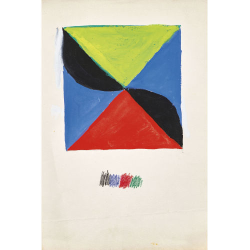 SONIA DELAUNAY : Projet pour un foulard (DOBIASCHOFSKY AUKTIONEN AG)