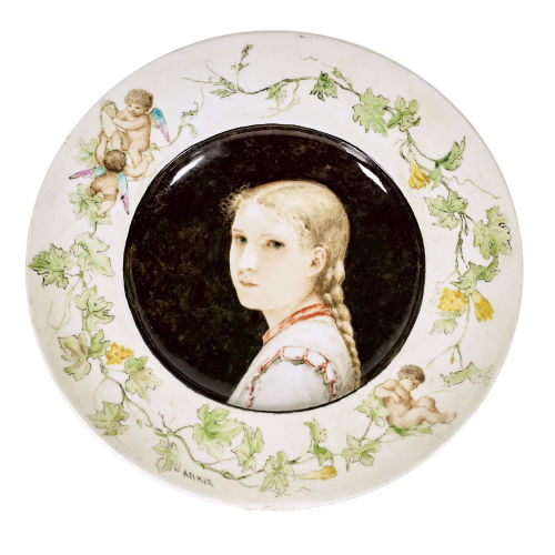 ALBERT ANKER : 'Jeune fille' (DOBIASCHOFSKY AUKTIONEN AG)