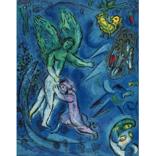 MARC CHAGALL : 'Le Message Biblique de Marc Chagall, Galerie Mollien' (DOBIASCHOFSKY AUKTIONEN AG)