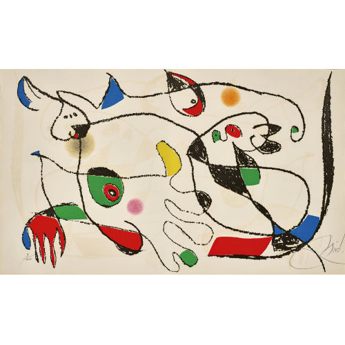 JOAN MIR� : Jacques Pr�vert: 'Adonides' (DOBIASCHOFSKY AUKTIONEN AG)
