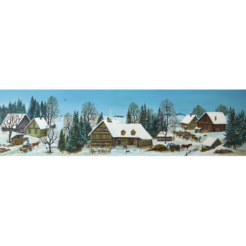 HELEN G�DEL : Winterliche Dorfszene (DOBIASCHOFSKY AUKTIONEN AG)