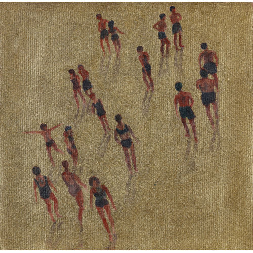 URS STOOSS : Figuren am Strand (DOBIASCHOFSKY AUKTIONEN AG)