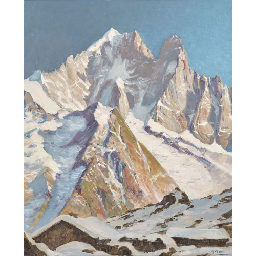 MARCEL WIBAULT : 'L'Aiguille Verte et le Dru' (DOBIASCHOFSKY AUKTIONEN AG)