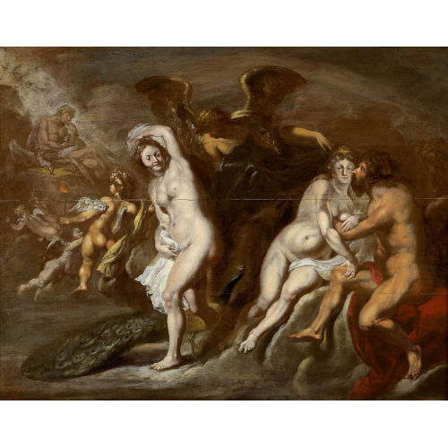 PETER PAUL RUBENS : Ixion, von Juno get�uscht (DOBIASCHOFSKY AUKTIONEN AG)