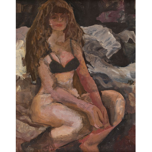 MARTIN ZIEGELM�LLER : Sitzende Frau (DOBIASCHOFSKY AUKTIONEN AG)