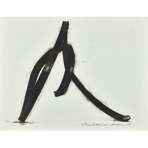 BERNAR VENET : 'Ligne indtermine' (DOBIASCHOFSKY AUKTIONEN AG)