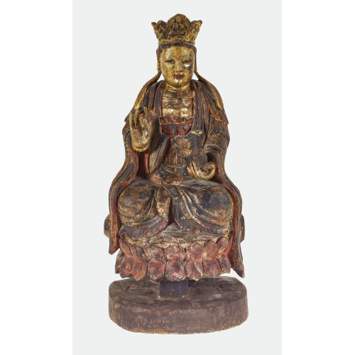 FIGUR : Qing-Dynastie, China, 18. Jh (DOBIASCHOFSKY AUKTIONEN AG)