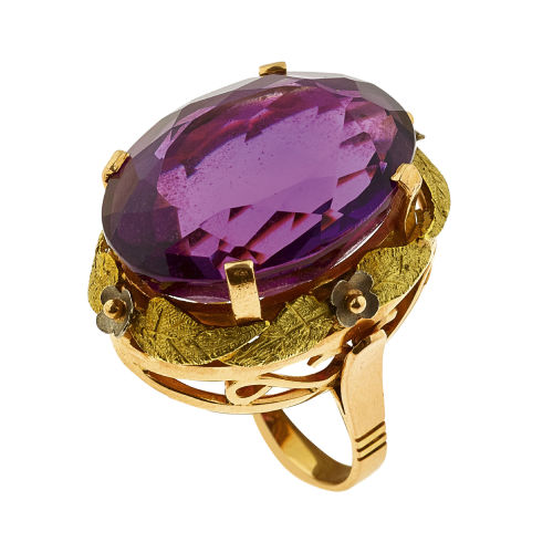 AMETHYST-RING : (DOBIASCHOFSKY AUKTIONEN AG)