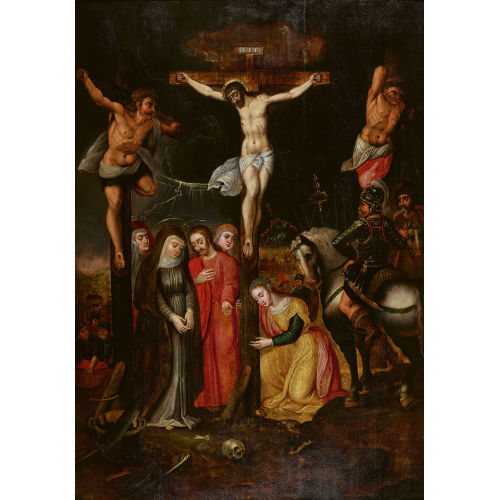 16./17. JH. FL�MISCH : Kreuzigungsszene auf Golgotha (DOBIASCHOFSKY AUKTIONEN AG)