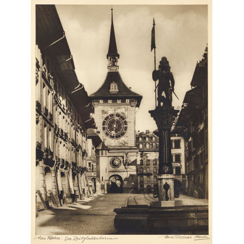 ALBERT STEINER : 'Der Zeitglockenturm' (DOBIASCHOFSKY AUKTIONEN AG)