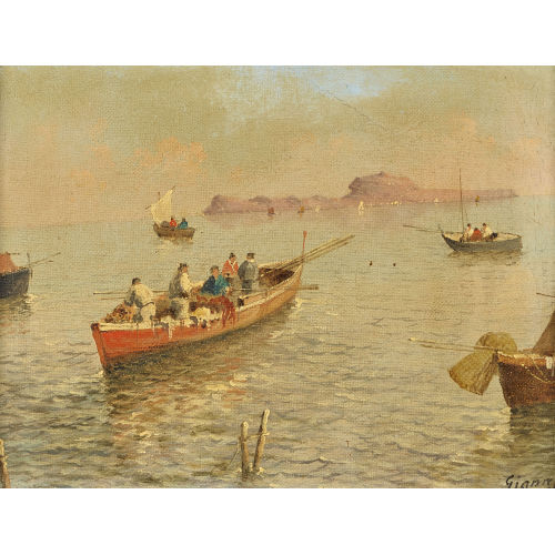 GIANNI : Fischerboote vor Capri (DOBIASCHOFSKY AUKTIONEN AG)