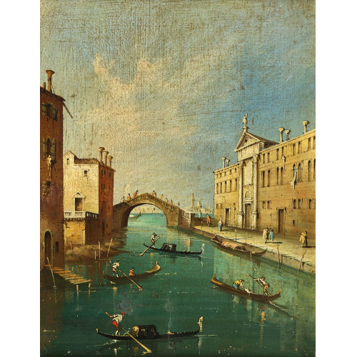 19. JH. ITALIEN : Rio dei Mendicanti in Venedig (DOBIASCHOFSKY AUKTIONEN AG)