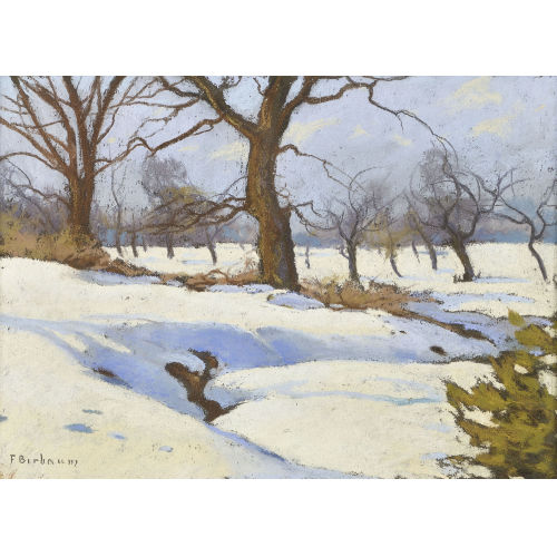FRAN�OIS BIRBAUM : L'hiver (DOBIASCHOFSKY AUKTIONEN AG)