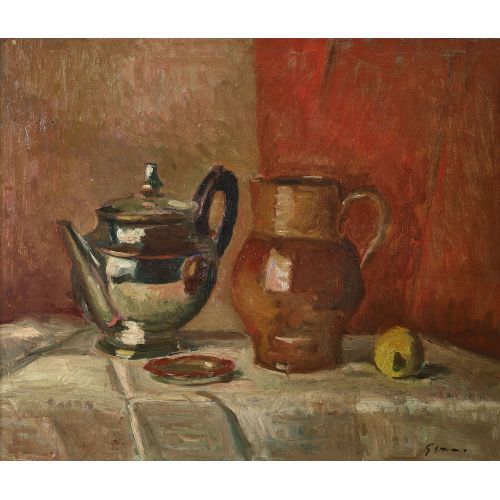 WILHELM GIMMI : Nature morte (DOBIASCHOFSKY AUKTIONEN AG)