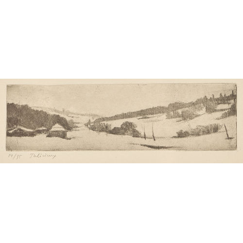 G�RARD DE PAL�ZIEUX : 'Paysage � Attalens' (DOBIASCHOFSKY AUKTIONEN AG)