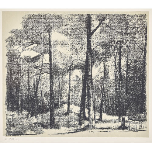 G�RARD DE PAL�ZIEUX : 'F�ret de pins' (DOBIASCHOFSKY AUKTIONEN AG)