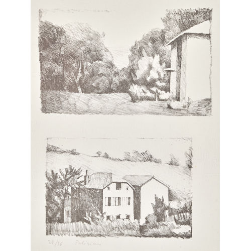 G�RARD DE PAL�ZIEUX : 'Paysages superposes' (DOBIASCHOFSKY AUKTIONEN AG)