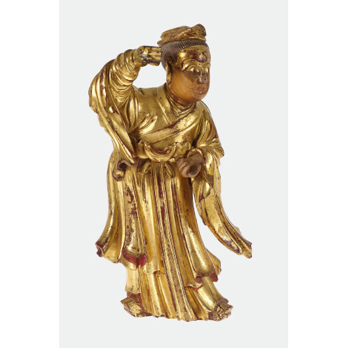 FIGUR : Qing-Dynastie, China/Shanxi, 18./19. Jh (DOBIASCHOFSKY AUKTIONEN AG)