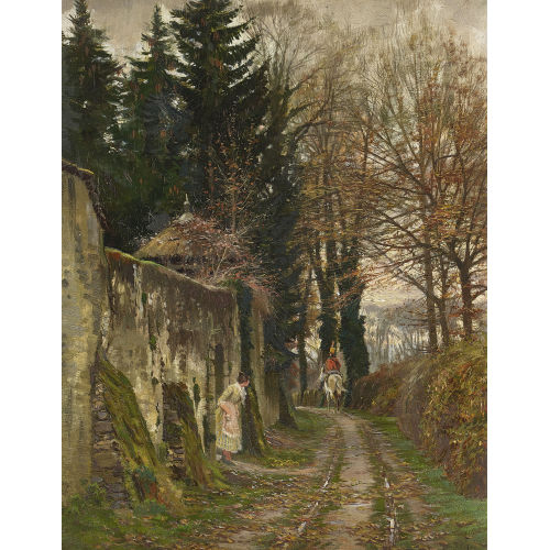 LOUIS CAMILLE GIANOLI : 'Le d�part' (DOBIASCHOFSKY AUKTIONEN AG)