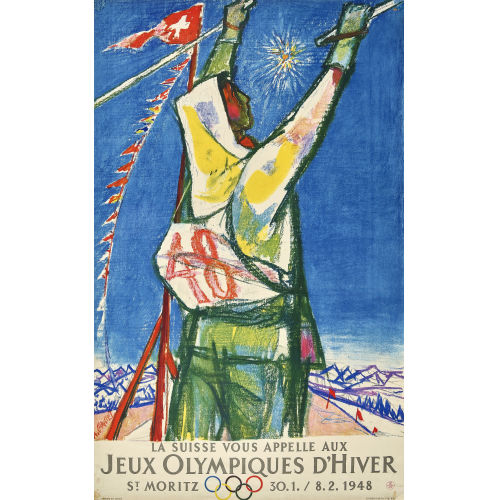 ALOIS CARIGIET : 'Jeux Olympiques d'Hiver St. Moritz 1948' (DOBIASCHOFSKY AUKTIONEN AG)