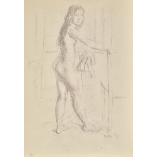 BALTHASAR) BALTHUS (EIGTL. KLOSSOWSKI DE ROLA : Jeune fille (DOBIASCHOFSKY AUKTIONEN AG)