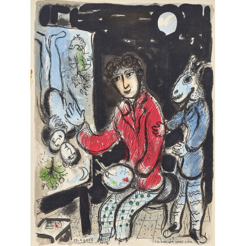 MARC CHAGALL : 'La Ruche et Montparnasse Mus�e Jacquemart 1979' (DOBIASCHOFSKY AUKTIONEN AG)