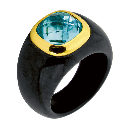 TOPAS-ONYX-RING : (DOBIASCHOFSKY AUKTIONEN AG)