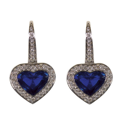 SAPHIR-DIAMANT-OHRH�NGER : (DOBIASCHOFSKY AUKTIONEN AG)